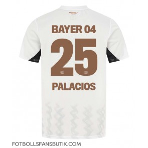 Bayer Leverkusen Exequiel Palacios #25 Replika Bortatröja 2024-25 Kortärmad